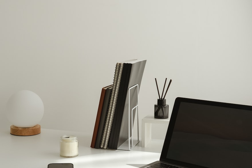 Minimal desk setup